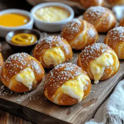 Pretzel bombs have taken the culinary world by storm, captivating snack enthusiasts with their delightful combination of fluffy dough and gooey fillings. These bite-sized wonders are perfect for gatherings, game days, or simply an indulgent treat at home. Among the many variations, cheese stuffed pretzel bombs stand out as a crowd-pleaser, offering a rich, savory filling that pairs exquisitely with the warm, soft exterior of the pretzel.