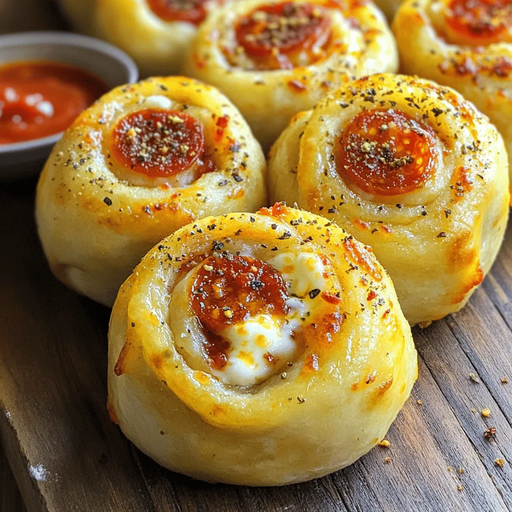 Cheesy pepperoni rolls are a fun and tasty snack. They mix soft pizza dough with gooey cheese and spicy pepperoni. Kids and adults enjoy them alike. Their warm, cheesy goodness makes them a favorite for parties and game days.