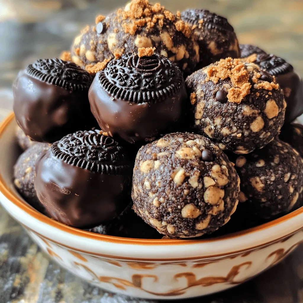 To make Oreo protein balls, you need simple and tasty ingredients. The basic ingredients for this recipe include: