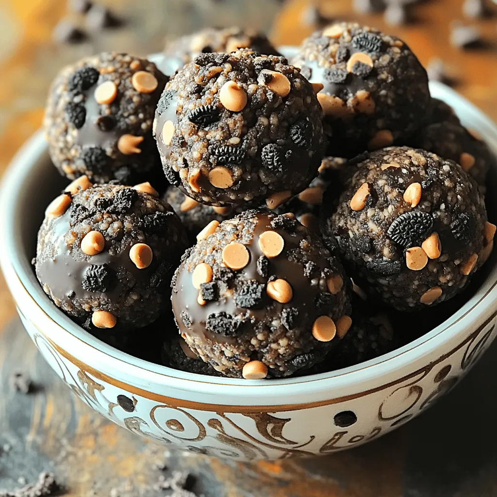 To make Oreo protein balls, you need simple and tasty ingredients. The basic ingredients for this recipe include: