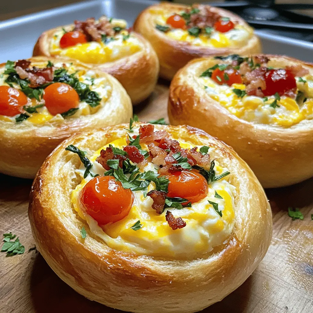 A breakfast bread bowl is fun and tasty. You can fill it with many ingredients. This makes it a great choice for any meal.