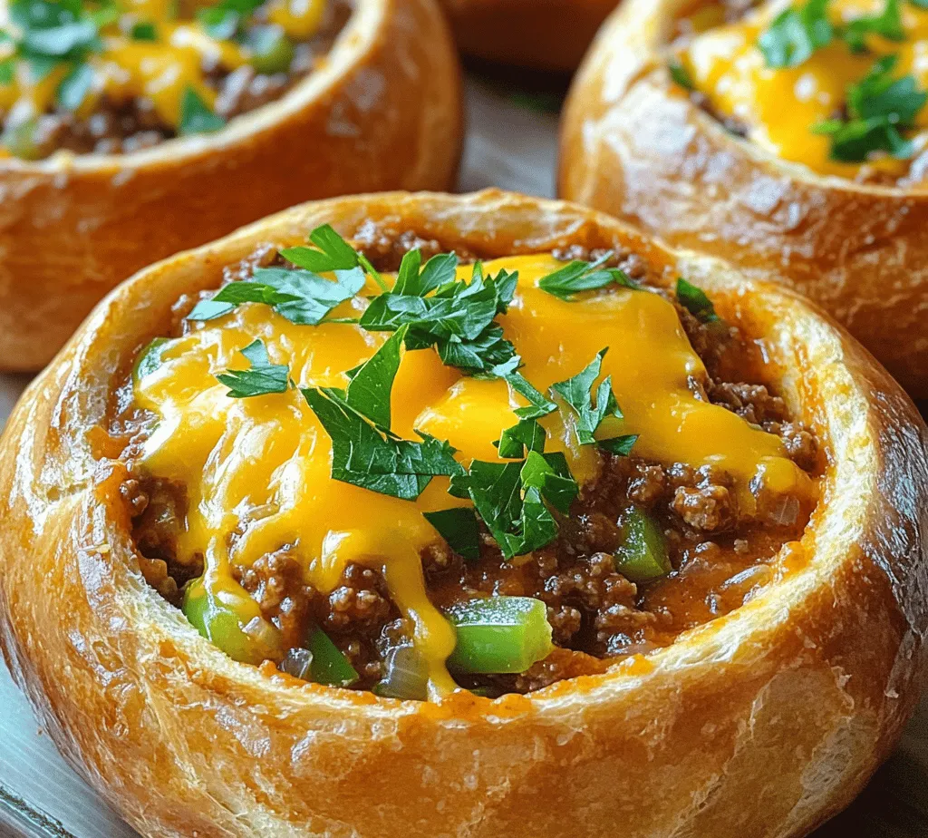 To create the perfect Bread Bowl Sloppy Joes, it's essential to understand the role each ingredient plays in achieving the dish's signature flavor and texture. Here's a closer look at the main components: