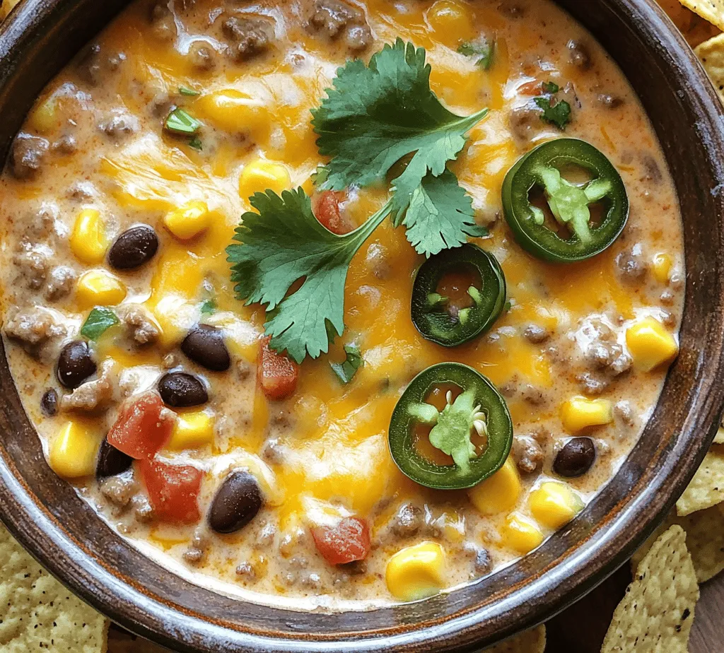 If you're in search of a crowd-pleasing dish that embodies the essence of comfort food, look no further than the Creamy Cheesy Delight Queso. This indulgent recipe is not only a favorite at gatherings and celebrations but also a staple for cozy nights at home. With its rich, creamy texture and a harmonious blend of flavors, this queso is the perfect dip for tortilla chips, a delightful topping for tacos, or even a savory addition to a baked potato.