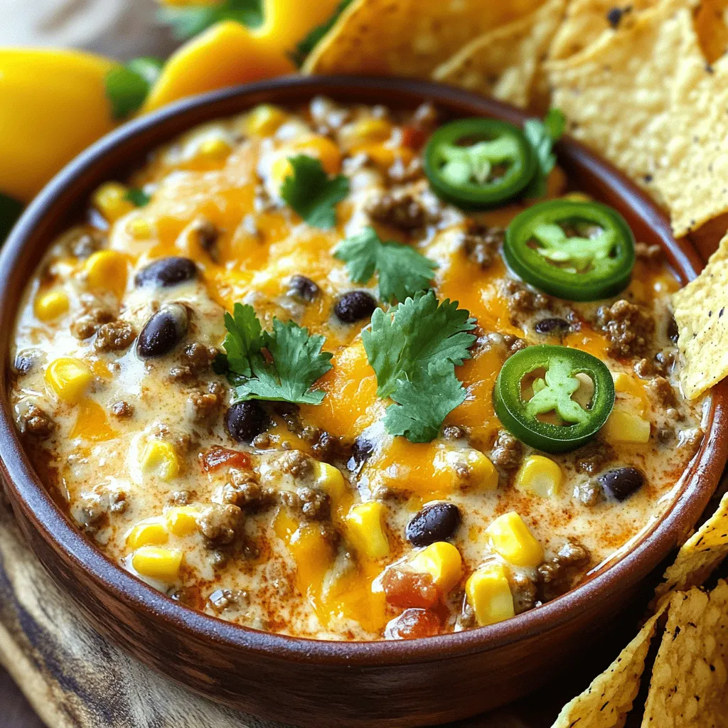 If you're in search of a crowd-pleasing dish that embodies the essence of comfort food, look no further than the Creamy Cheesy Delight Queso. This indulgent recipe is not only a favorite at gatherings and celebrations but also a staple for cozy nights at home. With its rich, creamy texture and a harmonious blend of flavors, this queso is the perfect dip for tortilla chips, a delightful topping for tacos, or even a savory addition to a baked potato.