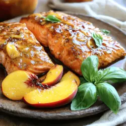 Bourbon Peach Roasted Salmon Recipe: A Flavorful Journey