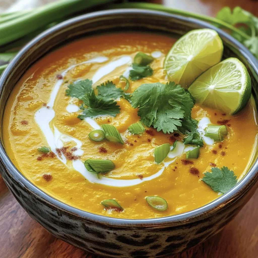 Jamaican pumpkin soup features rich and vibrant flavors. The key ingredients make it special and comforting.