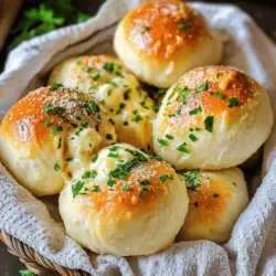 Cheesy Garlic Dinner Rolls: A Culinary Delight