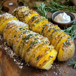 Hasselback potatoes are a fun and tasty way to enjoy this classic side dish. They have a unique look, with thin slices cut into the potato, but not all the way through. This method allows the potato to cook evenly while creating crispy edges.
