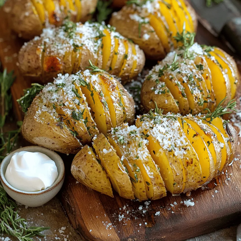 Hasselback potatoes are a fun and tasty way to enjoy this classic side dish. They have a unique look, with thin slices cut into the potato, but not all the way through. This method allows the potato to cook evenly while creating crispy edges.