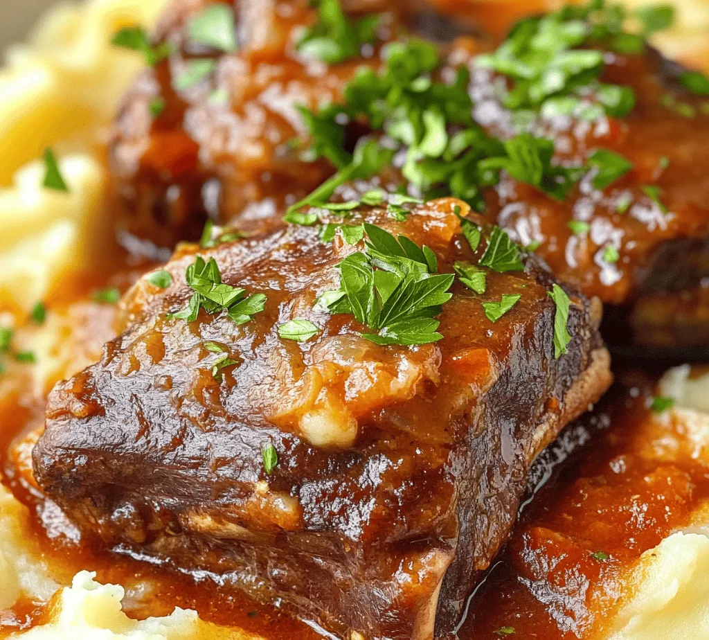 Savory Braised Short Ribs with Rich Tomato Sauce is a dish that embodies comfort food at its finest. With succulent, tender meat falling off the bone, enveloped in a luscious, tangy tomato sauce, this recipe is a favorite among food enthusiasts and home cooks alike. The slow cooking process allows the flavors to meld beautifully, resulting in a dish that is both hearty and satisfying.