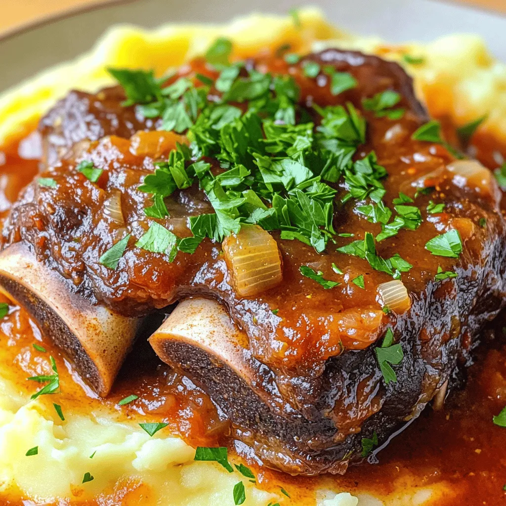 Savory Braised Short Ribs with Rich Tomato Sauce is a dish that embodies comfort food at its finest. With succulent, tender meat falling off the bone, enveloped in a luscious, tangy tomato sauce, this recipe is a favorite among food enthusiasts and home cooks alike. The slow cooking process allows the flavors to meld beautifully, resulting in a dish that is both hearty and satisfying.