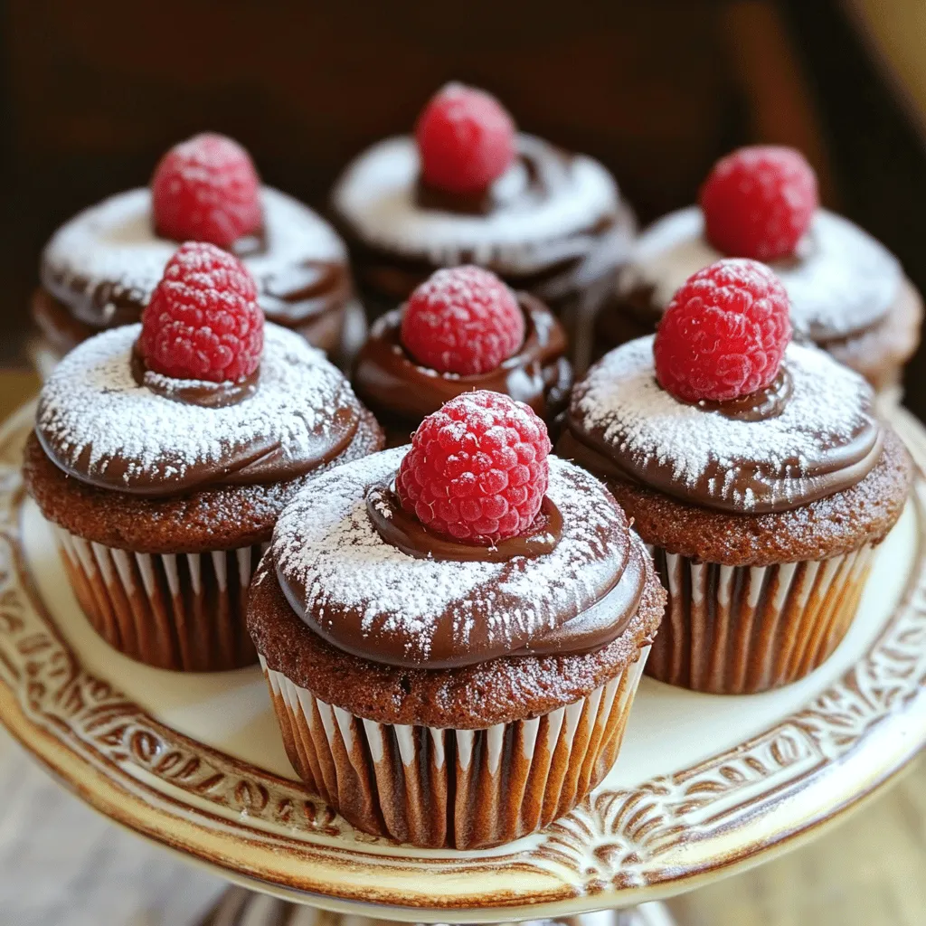 What ingredients do you need to make chocolate raspberry cupcakes? The main ingredients are simple. You'll need flour, sugar, cocoa powder, baking powder, baking soda, salt, butter, eggs, vanilla extract, buttermilk, fresh raspberries, and mini chocolate chips.