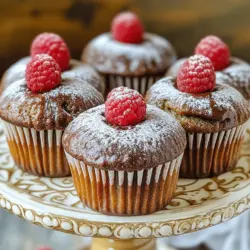 What ingredients do you need to make chocolate raspberry cupcakes? The main ingredients are simple. You'll need flour, sugar, cocoa powder, baking powder, baking soda, salt, butter, eggs, vanilla extract, buttermilk, fresh raspberries, and mini chocolate chips.