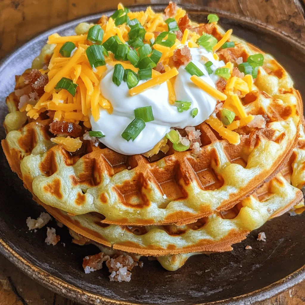 Loaded potato waffles are a fun twist on a classic dish. They blend the best traits of waffles and potatoes. These waffles bring together crispy edges and a soft, flavorful inside. You may wonder, how did loaded potato waffles originate?