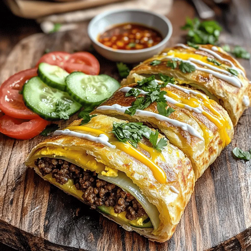 To make a great roti john, you need a few key ingredients. First, you need roti, which are Indian flatbreads. You can find them at stores or make them at home. Next, you will need ground meat, like beef or chicken. If you prefer a vegetarian option, use a plant-based meat substitute.