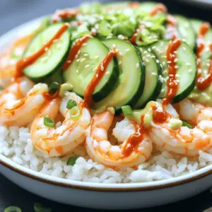 To make a great shrimp rice bowl, you need fresh ingredients. First, choose large shrimp. They have a nice bite and cook well. Next, jasmine rice works perfectly. It has a soft texture and a lovely aroma. For a tasty base, cook 2 cups of rice ahead of time.