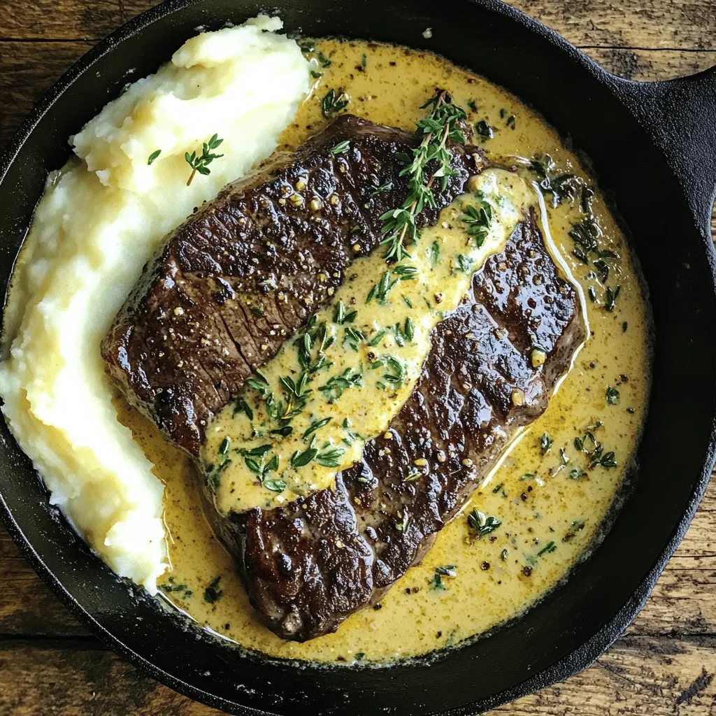 The key ingredients for a cast iron steak recipe are simple yet powerful. First, you need 1 lb of bavette steak. This cut is flavorful and tender. Next, grab 2 tablespoons of olive oil for searing. Salt and pepper add essential taste.