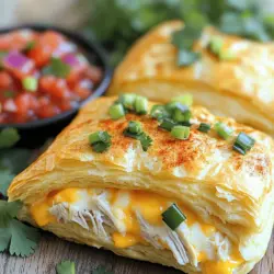 To make easy cheesy chicken recipes, you need simple, tasty ingredients. For my cheesy chicken pockets, gather the following: