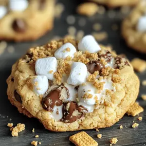 To make the best s'mores cookies, you need simple, tasty ingredients. The base starts with unsalted butter. It gives the cookies a rich flavor and soft texture. Next, brown sugar and granulated sugar add sweetness. The brown sugar makes the cookies chewier.