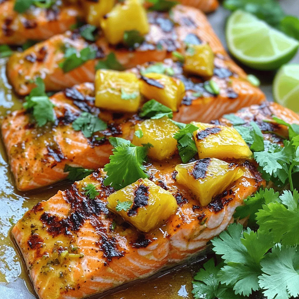 For honey pineapple salmon, you need simple and fresh ingredients. The main star is salmon. You will want about four salmon fillets for this dish. Next, you need fresh pineapple. Diced pineapple adds sweetness and a tropical twist.