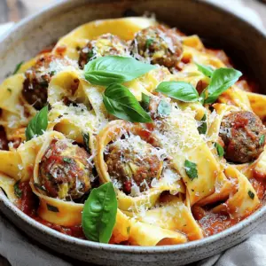 To create a truly delightful dish, you need the right ingredients. For pappardelle and stuffed meatballs, I recommend using high-quality items.