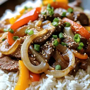 The right ingredients make all the difference in a beef and onion stir-fry. Start with the beef. I recommend using flank steak. It has great flavor and tenderness when sliced thin. Cut it against the grain for the best texture. You can also use sirloin if you prefer.