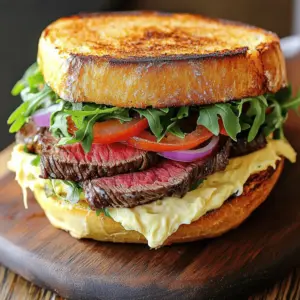 For a great steak sandwich, you need a few key ingredients. First, choose the best steak for sandwiches. I recommend sirloin steaks. They are tender and full of flavor. Look for steaks that are well-marbled. This fat helps keep the meat juicy.