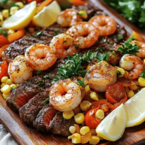 The Ultimate Cajun Shrimp & Steak Feast is all about bold flavors and fresh ingredients. To make this dish shine, you need two main proteins: shrimp and steak.
