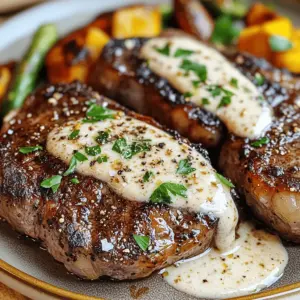 The key ingredients for steak with bourbon garlic cream sauce are simple but impactful. First, you'll need ribeye steaks. These steaks are juicy and full of flavor. They bring a rich taste that pairs well with the sauce.