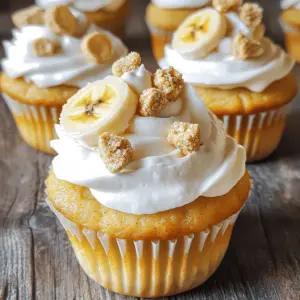 To make the best banana pudding cupcakes, you need a few key ingredients. First, you need all-purpose flour. This forms the base of your cupcakes. You also need baking powder and baking soda for leavening. Don’t forget the salt; it brings out the flavors.