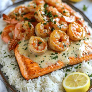 Cajun shrimp recipe and salmon recipe both shine with simple, fresh ingredients. For this dish, you need: