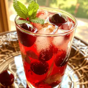 The key ingredients in sweet and spicy cherry ginger iced tea come together to create a delightful drink. First, you need a strong base tea. I recommend using black tea. It gives the drink a rich flavor that pairs well with cherries and ginger.