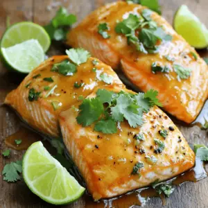 For the honey-lime garlic butter salmon, you need just a few simple items. The main star is fresh salmon fillets. I recommend using about four fillets, each around six ounces. They should be firm and shiny.