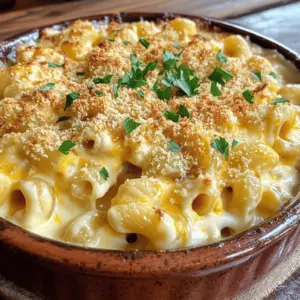To make creamy baked mac and cheese, you need a few key ingredients. First, you will need 8 ounces of elbow macaroni. This pasta shape holds the cheese sauce well. Next, gather 2 tablespoons of unsalted butter and 2 tablespoons of all-purpose flour. These create a roux, which thickens your cheese sauce.