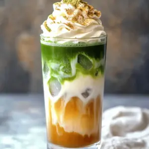 The Iced Brown Sugar Matcha Latte is a delightful drink. It combines simple ingredients for a rich flavor. The main ingredients are matcha powder, milk, brown sugar, and ice. Each adds a unique taste and texture.