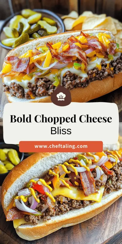 Indulge in a delicious journey with the Chopped Cheese & Beef Bacon Sandwich! Experience the mouthwatering combination of rich beef bacon, gooey provolone, and fresh veggies, all nestled in a soft hoagie roll. This easy recipe guides you step by step, offering tips to customize and elevate your sandwich. Dive deeper into its cultural roots and discover flavorful variations. Click to explore the full recipe and satisfy your cravings!