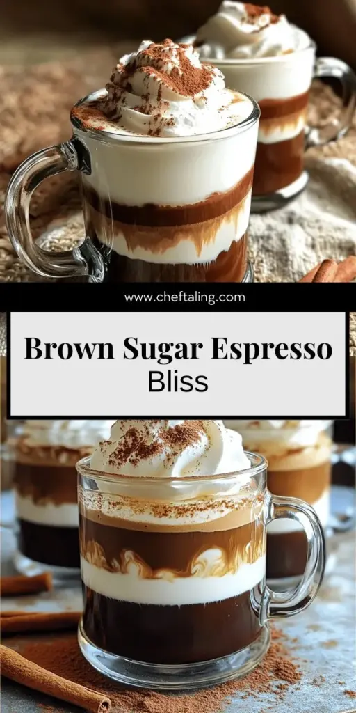 Indulge in a rich coffee experience with Espresso Delight featuring a twist of brown sugar! This delightful recipe transforms your espresso routine into a sweet treat by blending deep flavors and creamy textures. Learn how to brew the perfect shot and mix in brown sugar for a caramel-like sweetness that balances bitterness. Don't miss out—click through to explore this mouthwatering recipe and elevate your coffee game today!