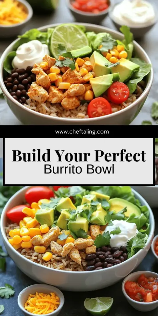 Looking to elevate your meal prep? Try these flavorful burrito bowls with chicken! Packed with fresh ingredients and endless topping options, these bowls are easy to customize for any taste. Discover delicious recipes, handy cooking tips, and healthy alternatives that will make your dinner a hit. Click through to explore how to create your own perfect burrito bowl and enjoy a tasty, nutritious meal tonight!