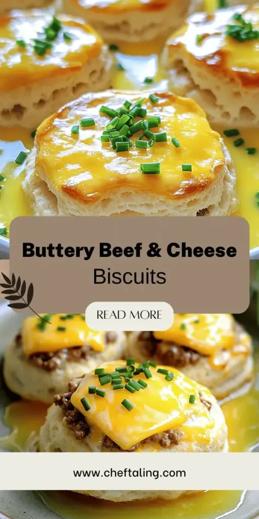 Indulge in the comforting goodness of Savory Beef and Cheese Butter Swim Biscuits! These delightful biscuits combine tender dough, savory ground beef, and rich cheddar cheese, all swimming in a buttery bath for irresistible flavor. Perfect for brunch, dinner, or a tasty snack, this recipe is easy to follow and fun to make. Click through to explore the full recipe and elevate your cooking with this delicious dish that everyone will love!