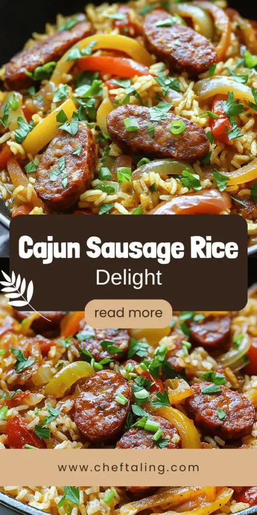 Experience a burst of flavor with this Cajun Sausage and Rice Skillet! This one-pan meal is your go-to for a quick, comforting dinner that the whole family will love. Packed with spices, juicy sausage, and fresh veggies, it's both hearty and satisfying. Learn the essential ingredients and step-by-step cooking instructions to whip it up in just 35 minutes. Click through to discover the full recipe and start cooking a delicious meal tonight!