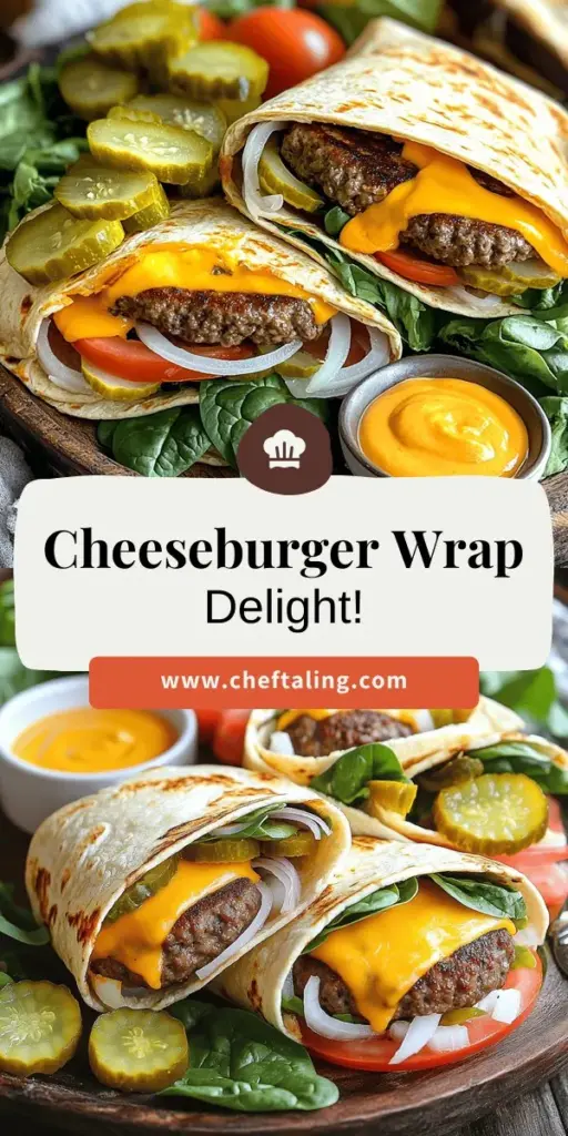 Discover the Best Recipe For Grilled Cheeseburger Wraps Delight and elevate your meal game! These wraps are a fun twist on a classic cheeseburger, combining juicy beef, melty cheese, and fresh toppings all wrapped in a warm tortilla. Easy to make and perfect for any occasion, they're sure to impress your family and friends. Ready to unleash your inner chef? Click to explore the full recipe and start grilling today!