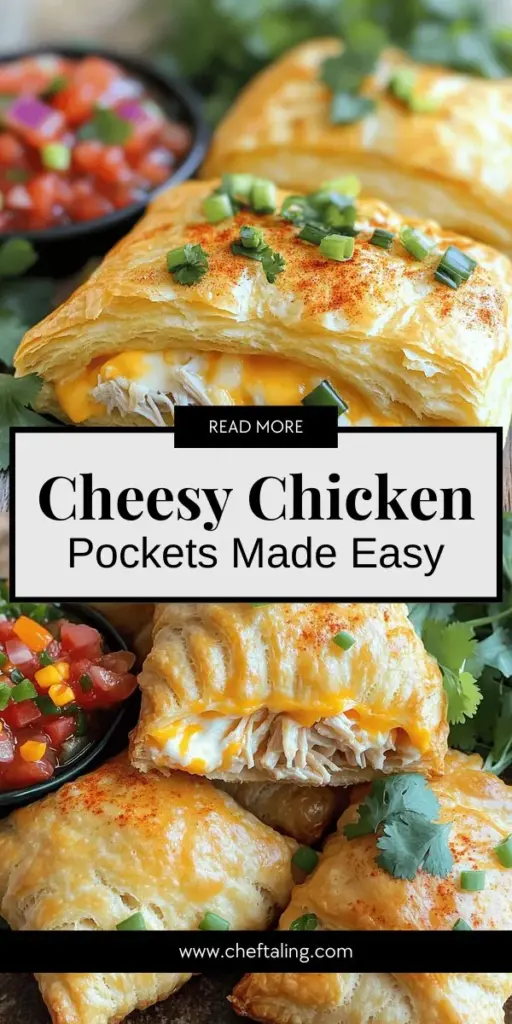Enjoy a flavorful twist on dinner with my Easy Cheesy Chicken-Filled Delightful Dinner Idea! This quick and delicious recipe combines tender chicken and gooey cheese, making it a hit with the whole family. Customize your pockets with your favorite veggies and spices for a personal touch. Click to discover how to make this delightful meal in no time and impress your loved ones with a cheesy treat they'll crave again and again!