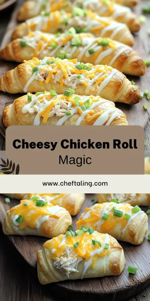Looking for a delicious dish the whole family will love? Cheesy chicken crescent rolls are the perfect solution! These easy, tasty morsels packed with creamy chicken and cheesy goodness are ideal for any meal or snack. In just 30 minutes, you can whip up a batch that everyone will enjoy. Discover fun twists, serving ideas, and a full recipe to take your cooking to the next level. Click through to explore and make your own cheesy chicken crescent rolls today!