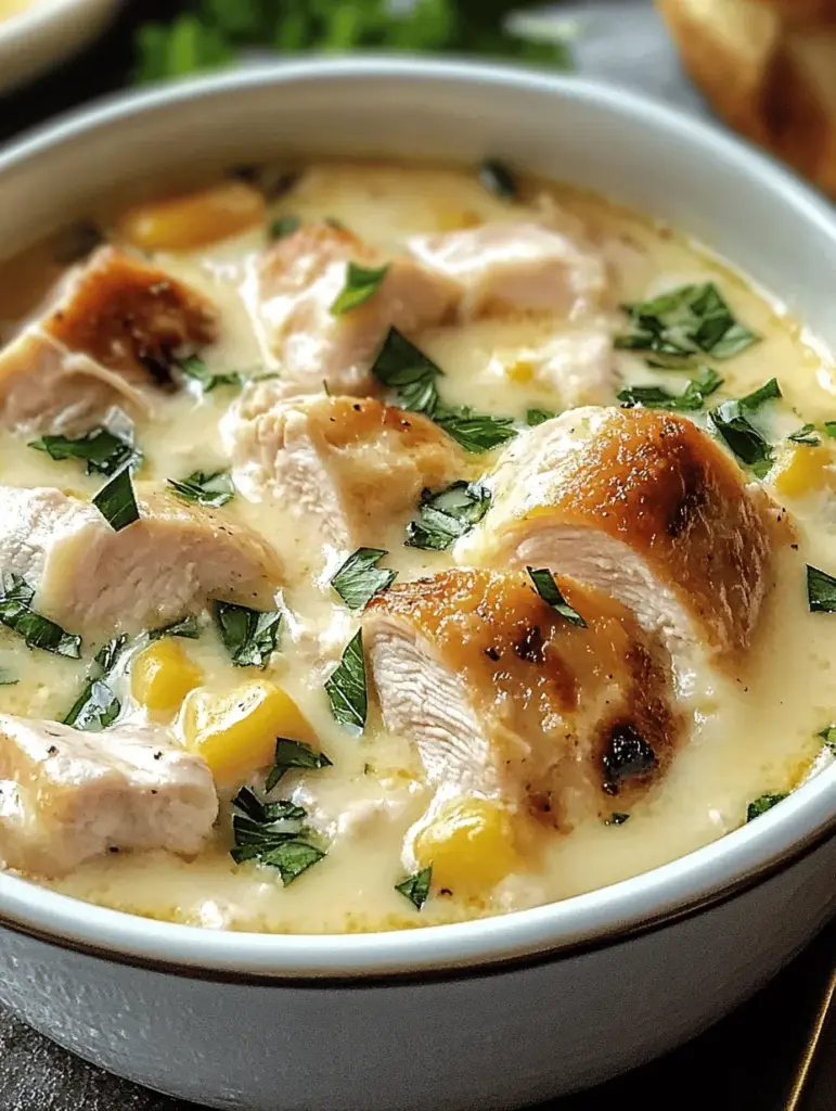 Discover the heartwarming delight of Chicken Cordon Bleu Soup, a perfect blend of savory chicken, creamy cheese, and a hint of ham. This comforting dish transforms the classic flavors of Chicken Cordon Bleu into a cozy soup, making it ideal for chilly nights or family gatherings. Easy to prepare and bursting with flavor, this soup is sure to become a new favorite. Try this delicious recipe and indulge in a bowl of warmth today!