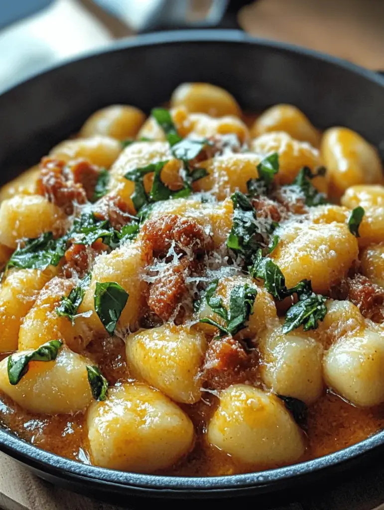 Indulge in this creamy chorizo gnocchi recipe that promises to warm your heart and satisfy your taste buds! Perfectly cooked gnocchi is enveloped in a rich and savory chorizo sauce, making it an ideal comfort food for any occasion. Simple to prepare and packed with flavor, this dish is a must-try for pasta lovers. Discover the steps to elevate your weeknight dinner with this delightful and hearty meal. Dive into deliciousness today!