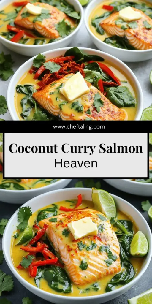 Looking for a quick and tasty dinner? Try this Coconut Curry Salmon with Garlic Butter recipe that's easy to make in just one pan! Delight in the rich flavors of coconut milk and spices that will tantalize your taste buds. With step-by-step instructions and helpful tips, it’s perfect for any home cook. Click through to discover how to create this deliciously healthy meal tonight and impress your family with your culinary skills!