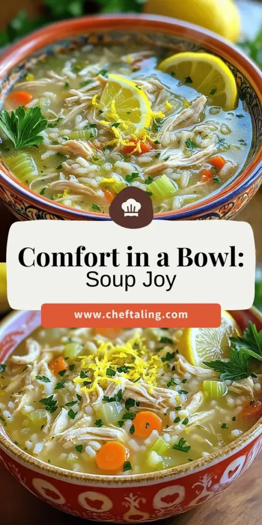 Craving a bowl of comfort? Chicken Lemon Rice Soup is the ideal dish for soothing your soul and warming you up! Packed with tender chicken, flavorful rice, and zesty lemon, it's as nutritious as it is delicious. Discover easy cooking steps, tasty variations, and health benefits that make this recipe a must-try. Click through for the full recipe and enjoy a cozy meal that your family will love!