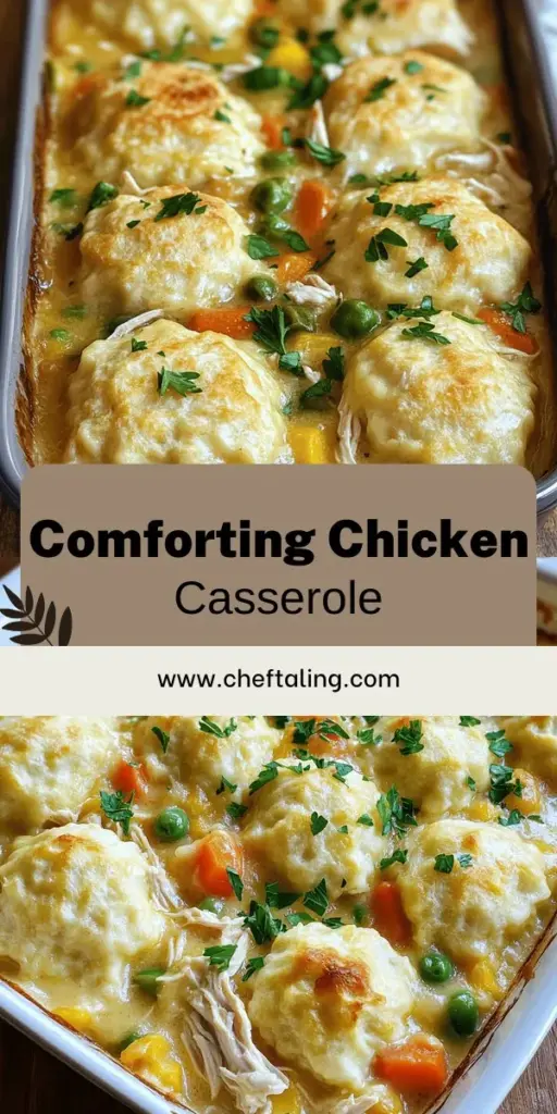 Indulge in the ultimate comfort food with this irresistible Chicken and Dumplings Casserole recipe! Perfect for any family dinner, this dish features tender chicken, fluffy dumplings, and rich flavors. Discover essential tips for customization to fit your taste and dietary needs, making it a crowd-pleaser for everyone. Ready to create a warm, delicious meal in under an hour? Click to explore the full recipe and make it your own today!