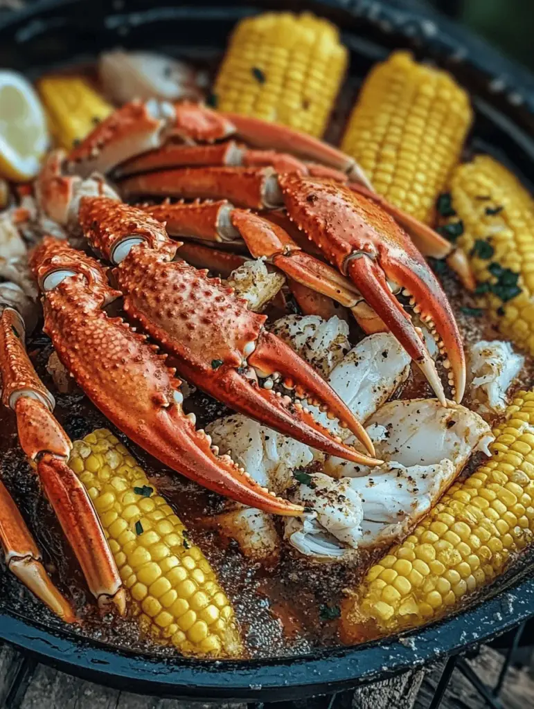 Discover the ultimate delight with this Crab Leg Boil recipe! Perfect for gatherings or special occasions, this dish combines succulent crab legs with flavorful seasonings and fresh veggies for a feast that will impress everyone. Learn tips for cooking and serving your crab boil, and enjoy a taste of coastal cuisine right at home. Gather your friends and family for a fun, interactive meal that's full of flavor and good times. Dive into this seafood adventure today!