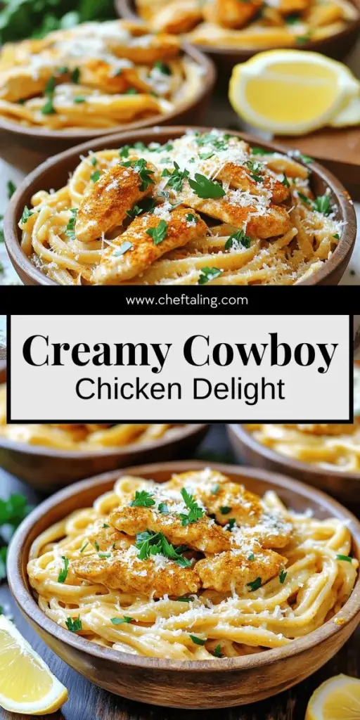 Craving a delicious dinner that everyone will love? Discover how to make Creamy Cowboy Butter Chicken Linguine, a one-pot wonder that’s bursting with flavor. This easy recipe combines tender chicken, rich cream, and perfectly cooked linguine for a meal that’s quick and satisfying. Perfect for weeknight dinners or entertaining guests, you can even customize it to suit your tastes. Click to explore the full recipe and start cooking!